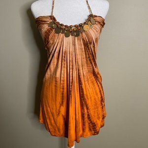 Sky Multi Colored Halter Top Small